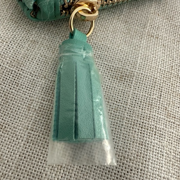 Rachel Pally Reversible Fold Over Clutch Purse Paradise Coral Vegan Leather - Picture 5 of 10